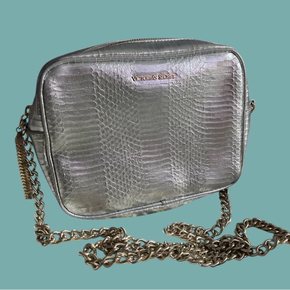 Victoria's Secret Silver Crossbody Bag